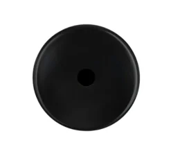 Accessoires*Modelec Façade, Iris, Simple, Noir satin, Sortie de câble x1, L8cm, H8cm -
