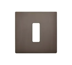 Façade, M, Simple, Canon de fusil, Interrupteur x1, L8cm, H8cm - Modelec