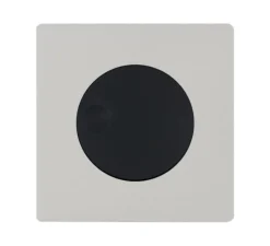 Interrupteur*Modelec Façade, M, Simple, Nickel sablé, Variateur rotatif x1, L8cm, H8cm -