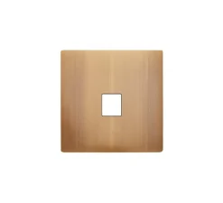 Façade, M, Simple, Vieux bronze, Prise-RJ45 x1, L8cm, H8cm - Modelec