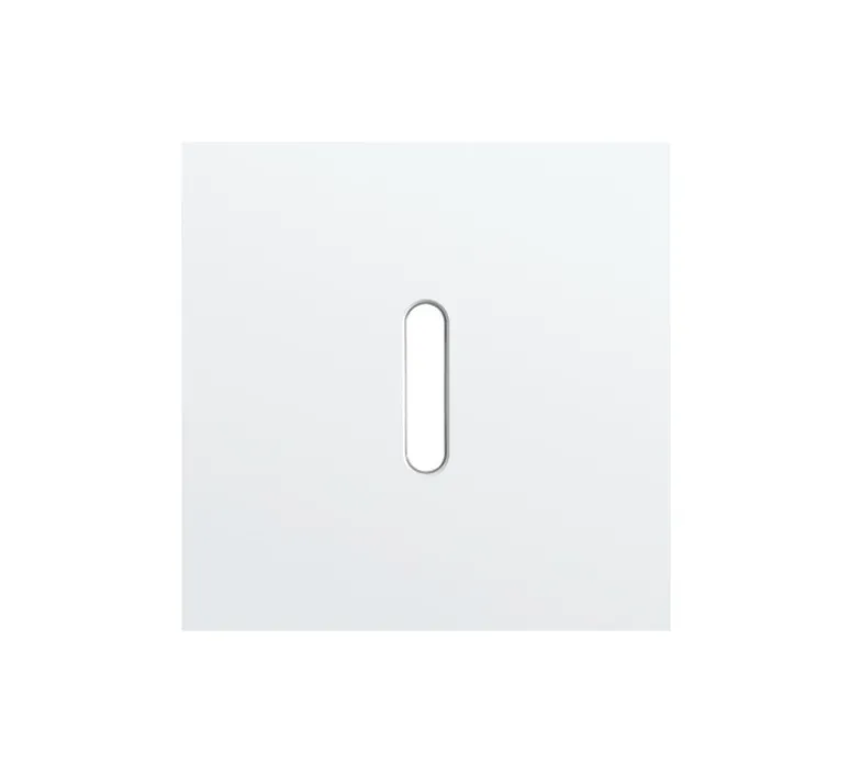 Interrupteur*Niko Façade, Rocker, Simple, Steel white coated, Interrupteur x1, L9,5cm, H9,5cm -