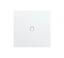 Façade, Toggle, Simple, Steel white coated, Interrupteur x1, L9,5cm, H9,5cm - Niko