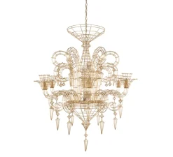 Suspension*Forestier Grand Lustre, Angelus, , Ø113cm, H115cm - or