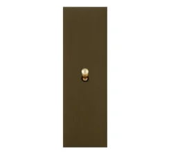 Interrupteur, Allure, Etroit-long, Bronze, Simple-allumage x1, Laiton, L4cm, H13cm - 6ixtes