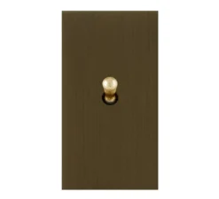 Interrupteur*6ixtes Interrupteur, Allure, Etroit, Bronze, Simple-allumage x1, Laiton, L4cm, H8cm -