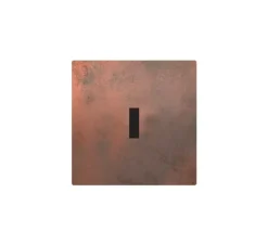 Interrupteur*Font Barcelona Interrupteur, Bridge, Simple, Sea copper, Va-et-vient x1, Noir mat, L9cm, H9cm -