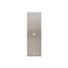 Interrupteur*Modelec Interrupteur, Confidence, Etroit-long, Nickel satiné, Push x1, Acier, À vis, L4cm, H12,5cm -