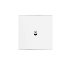 Interrupteur*Modelec Interrupteur, Confidence, Simple, Blanc, Va-et-vient ou poussoir x1, Blanc, L8cm, H8cm -