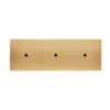 Interrupteur*Modelec Interrupteur, Confidence, Triple horizontal, Laiton brossé, Va-et-vient x3, Laiton, L22,2cm, H8cm -