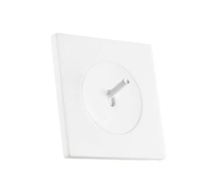 Interrupteur, DOM, Simple, Blanc mat, Va-et-vient x1, Blanc glossy, L7,1cm, H7,1cm - Fontini