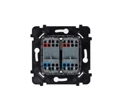 Interrupteur*Modelec Interrupteur, Désir, Simple, Aluminium mat, Va-et-vient ou poussoir x2, Acier, L8cm, H8cm -