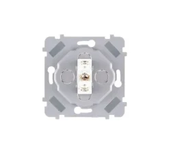 Interrupteur*Modelec Interrupteur, Fascination, Simple, Ombre, Va-et-vient, Acier, L8cm, H8cm -