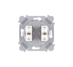 Interrupteur*Modelec Interrupteur, Fascination, Simple, Onde, Va-et-vient x2, Laiton, L8cm, H8cm -