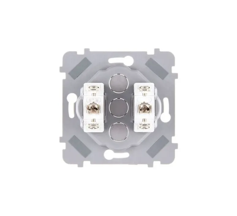 Interrupteur*Modelec Interrupteur, Fascination, Simple, Onde, Va-et-vient x2, Laiton, L8cm, H8cm -