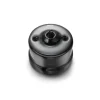 Interrupteur*Fontini Interrupteur, Garby, Simple, Porcelaine noir, Poussoir rotatif x1, Sans passe-câble, L6,45cm, H6,45cm -
