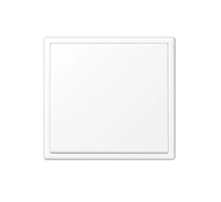 Interrupteur, LS 990, Simple, Blanc mat, Permutateur x1, Blanc mat, L8,1cm, H8,1cm - Jung