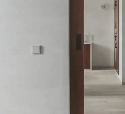 Interrupteur, LS 990, Simple, Blanc mat, Poussoir x1, Blanc mat, L8,1cm, H8,1cm - Jung