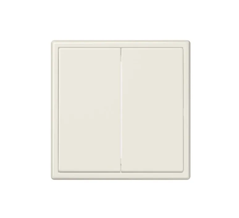Interrupteur*Jung Interrupteur, LS 990, Simple, Ivoire, Poussoir x1, Ivoire, L8,1cm, H8,1cm -