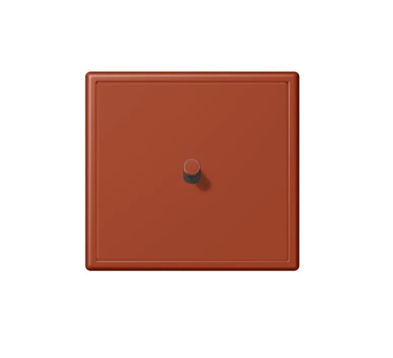 Interrupteur*Jung Interrupteur, LS 1912, Simple, Le Corbusier Ocre Rouge 32110, Va-et-vient x1, Le Corbusier Ocre Rouge 32110, L8,1cm, H8,1cm -