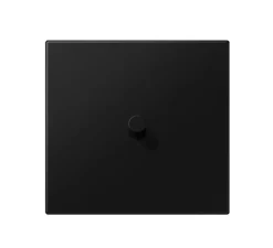 Interrupteur*Jung Interrupteur, LS 1912, Simple, Noir mat, Va-et-vient x1, Noir mat, L8,1cm, H8,1cm -