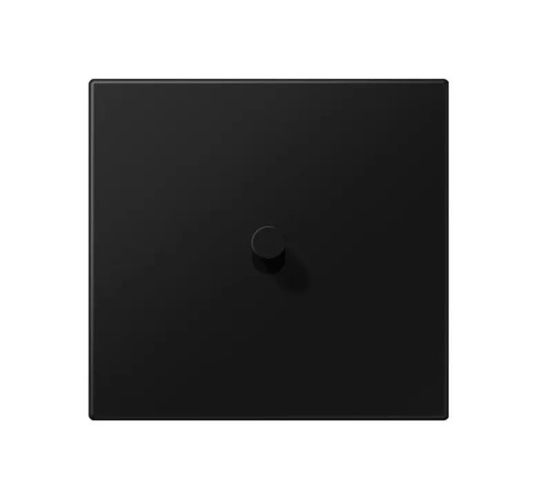 Interrupteur*Jung Interrupteur, LS 1912, Simple, Noir mat, Va-et-vient x1, Noir mat, L8,1cm, H8,1cm -