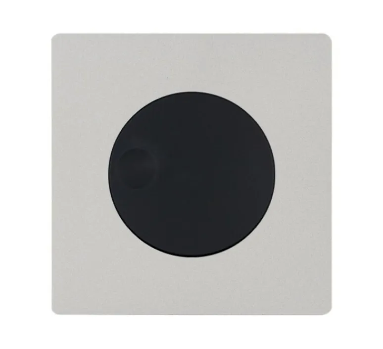 Interrupteur*Modelec Interrupteur, M, Simple, Nickel sablé, Variateur rotatif x1, L8cm, H8cm -