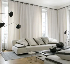 Lampadaire*Serge Mouille Lampadaire, 3 bras pivotants, , H210cm - noir