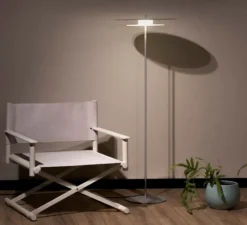 Lampadaire, Aeroplan, taupe, LED, 3000K, Ø47cm, H35cm - Loftlight