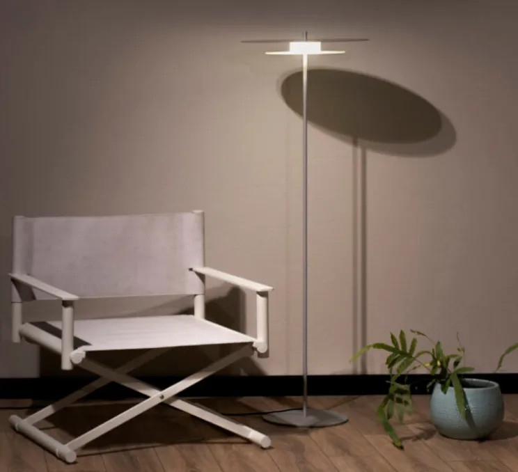 Lampadaire, Aeroplan, taupe, LED, 3000K, Ø47cm, H35cm - Loftlight