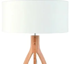 Lampadaire, Annapurna 6030, Bambou / lin blanc, H159cm - Good&Mojo