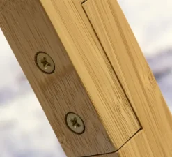 Lampadaire, Annapurna 6030, Bambou / lin blanc, H159cm - Good&Mojo