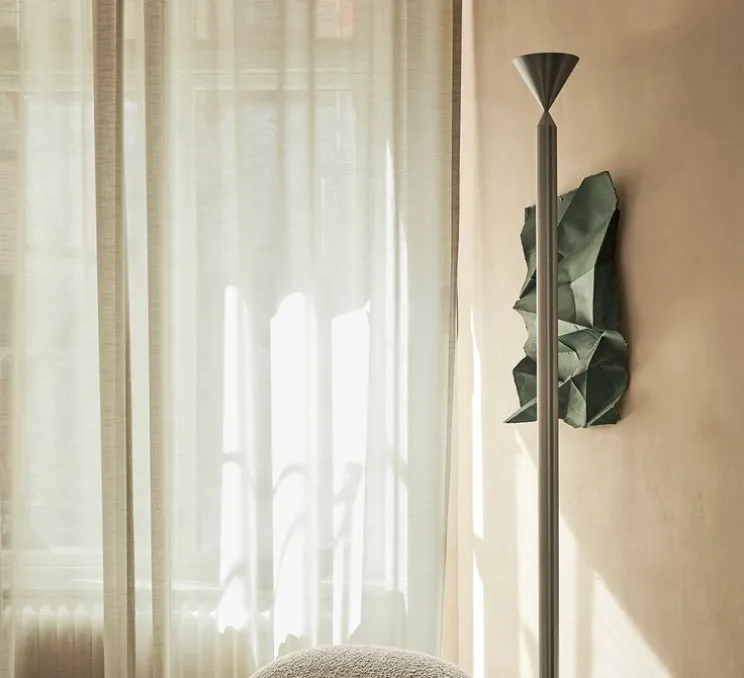 Lampadaire, Apollo 180, aluminium, Ø25cm, H180cm - Pholc