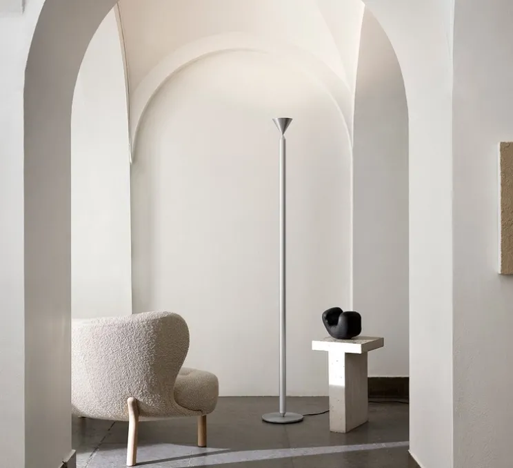 Lampadaire, Apollo 180, aluminium, Ø25cm, H180cm - Pholc