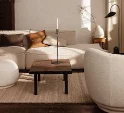 Lampadaire, Arum, noir, L25,6cm, H136cm - Ferm living