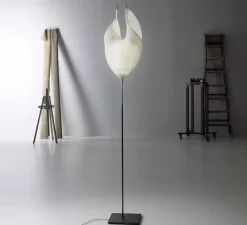 Lampadaire, Babadul, blanc, LED, 2700K, 970 lm, Øcm, H130cm - Ingo Maurer