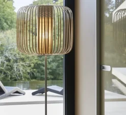 Lampadaire*Forestier Lampadaire, Bamboo Light, , Ø45cm, H150cm - blanc