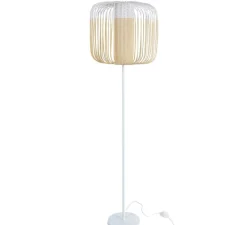Lampadaire*Forestier Lampadaire, Bamboo Light, , Ø45cm, H150cm - blanc