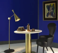 Lampadaire*Tom Dixon Lampadaire, Beat, , L35cm, H157cm - laiton brossé
