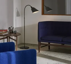 Lampadaire*Andtradition Lampadaire, BELLEVUE, bronze, EDITION SPECIALE - 120ème ANNIVERSAIRE, H130cm - gris pierre, laiton