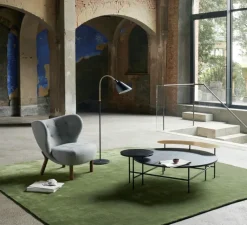 Lampadaire*Andtradition Lampadaire, BELLEVUE, , H130cm - noir, laiton