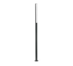 Lampadaire*Faro lampadaire, BERET-3, gris, 0LED, 4000K, 625lmL6,5cm, H180cm - noir