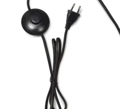 Lampadaire, Bhutan S, naturel, noir, L20cm, H135cm - Good&Mojo