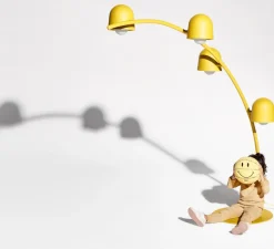 Lampadaire, big lebow, jaune, Ø186cm, H234cm - Fatboy