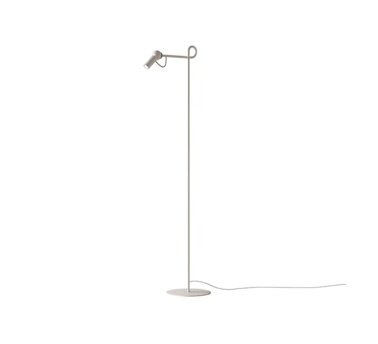 Lampadaire*KDLN Lampadaire, Bird, , LED, dim, 2700K, 660 lm, L23cm, H126cm - blanc