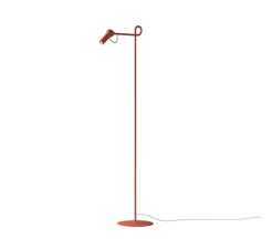 Lampadaire*KDLN Lampadaire, Bird, , LED, dim, 2700K, 660 lm, L23cm, H126cm - rouge brique