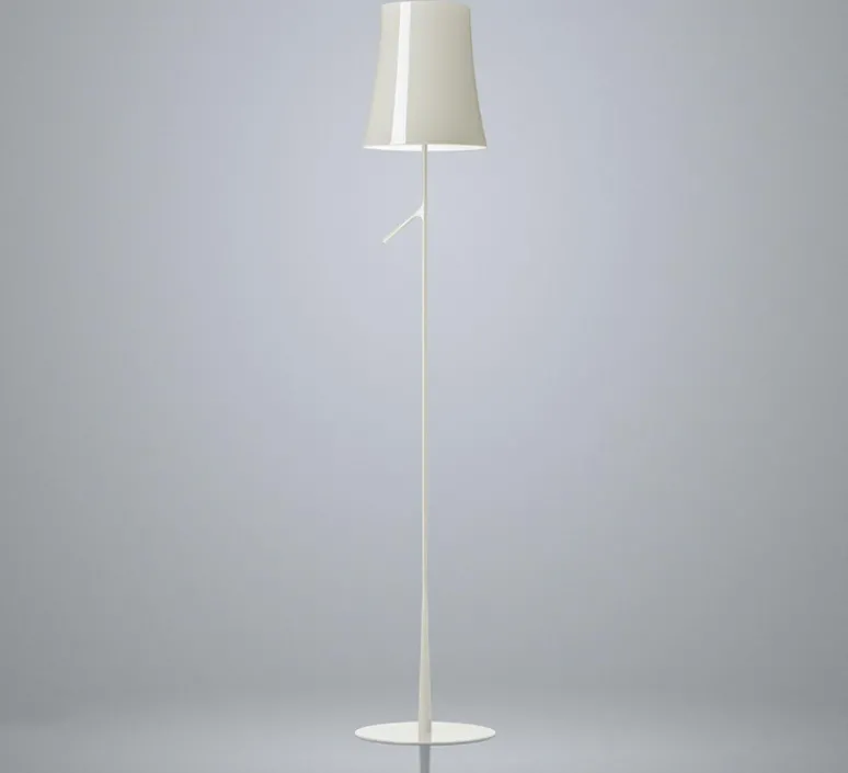 Lampadaire*Foscarini Lampadaire, Birdie Lettura, , Ø25cm, H150cm - blanc