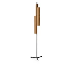 Lampadaire*LZF Lampadaire, Black Note TR, , LED, 3000K, 858lm, L35cm, H188cm - cerisier, métal finition noir mat