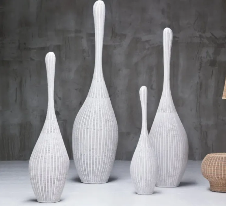 Lampadaire, Bolla L, blanc, Ø48cm, H190cm - GERVASONI