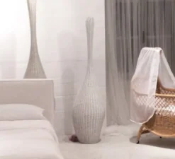 Lampadaire*Gervasoni Lampadaire, Bolla M, , Ø40cm, H155cm - blanc