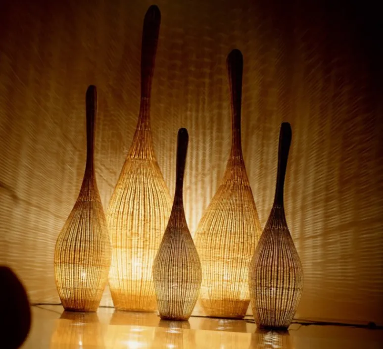 Lampadaire*Gervasoni Lampadaire, Bolla M, , Ø40cm, H155cm - naturel